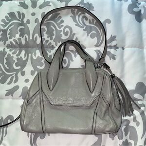 Aimee Kestenberg Gray Shoulder Bag with Tassle